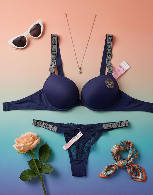Victoria Secret Full Coverage Bra and Panty Set Alia and