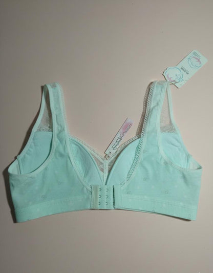 Daily wear Thin-Pad Non-Wire Bra net designed bra