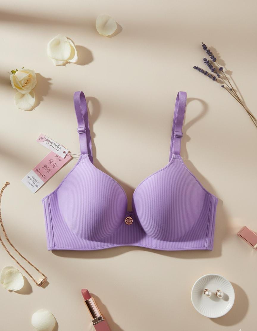 luxury paded non wired comfortable sexy bra