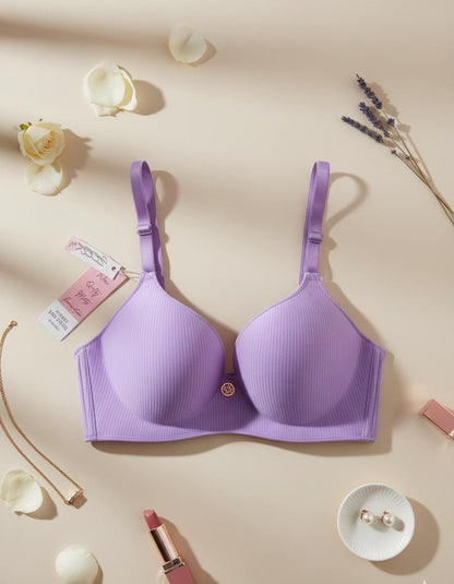 luxury paded non wired comfortable sexy bra