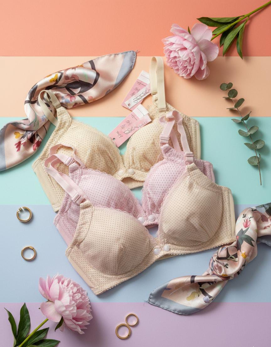 Women's Cotton Non Padded Breast-feeding Nursing Maternity Intimates bra