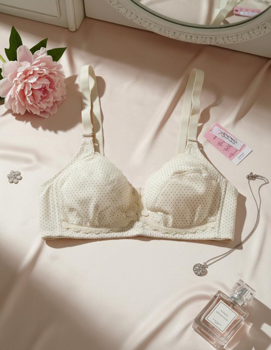 Women's Cotton Non Padded Breast-feeding Nursing Maternity Intimates bra