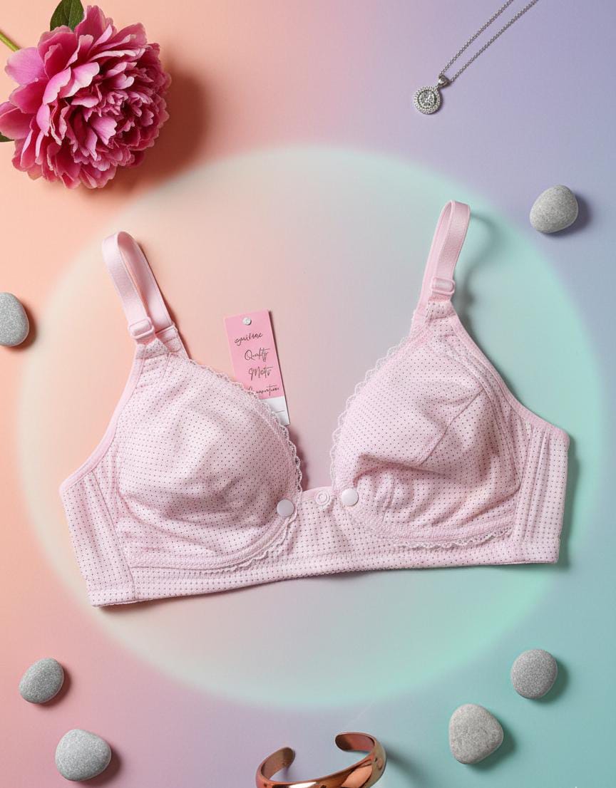 Women's Cotton Non Padded Breast-feeding Nursing Maternity Intimates bra